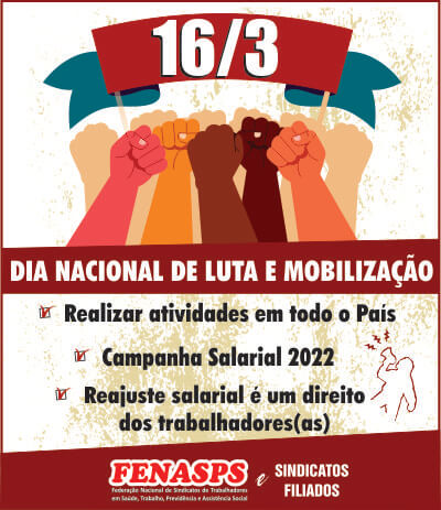 Dia Nacional De Luta E Mobiliza O Fenasps