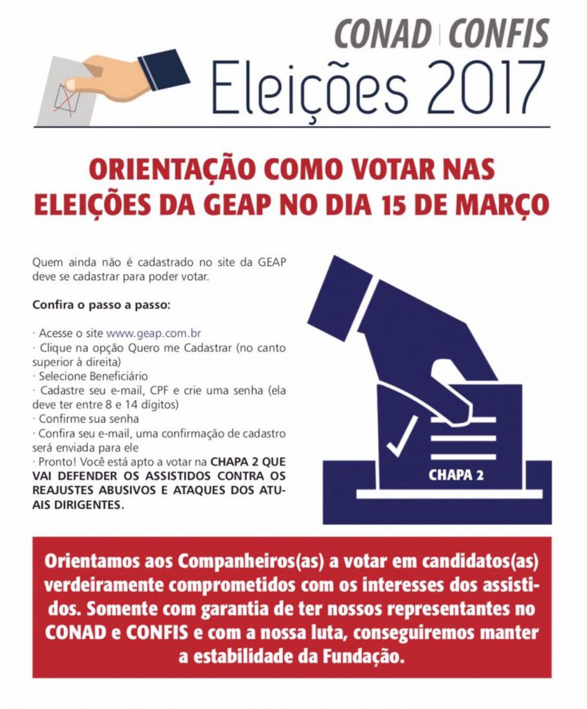 Por Que A Fenasps Apoia A Chapa 2 Nas EleiÇÕes Da GeapsaÚde Fenasps 0992